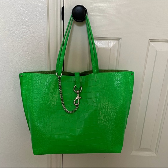 Lou Croc Embossed Leather Large tote by Rebecca Minkoff - Picture 1 of 5